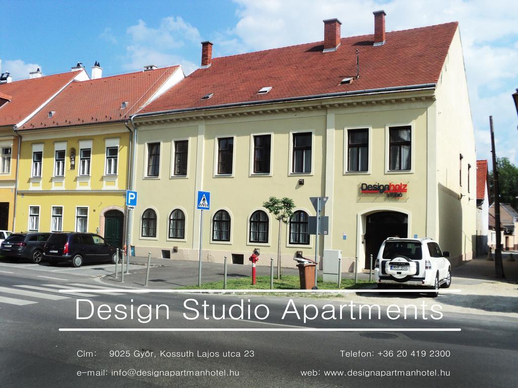 Designholz Studio Apartman Hotel Дьор Екстериор снимка